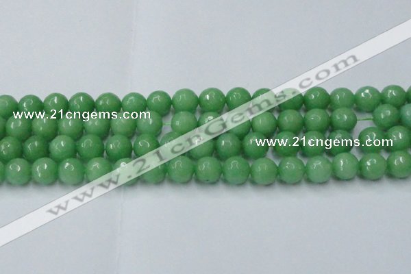 CCN2034 15 inches 14mm faceted round candy jade beads wholesale