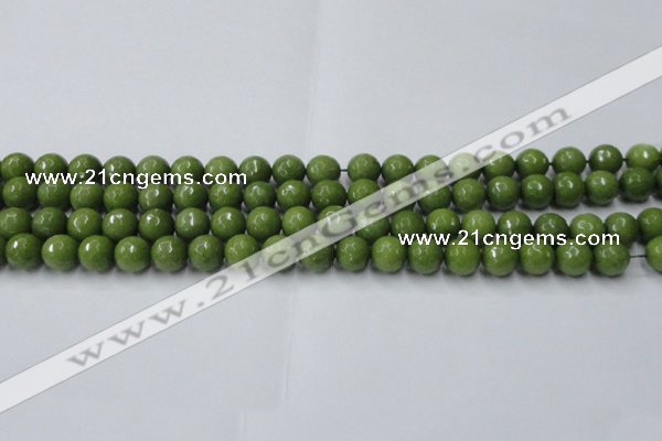 CCN2038 15 inches 8mm faceted round candy jade beads wholesale