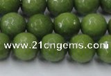 CCN2040 15 inches 12mm faceted round candy jade beads wholesale