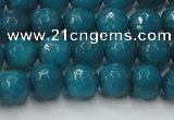 CCN2045 15 inches 8mm faceted round candy jade beads wholesale