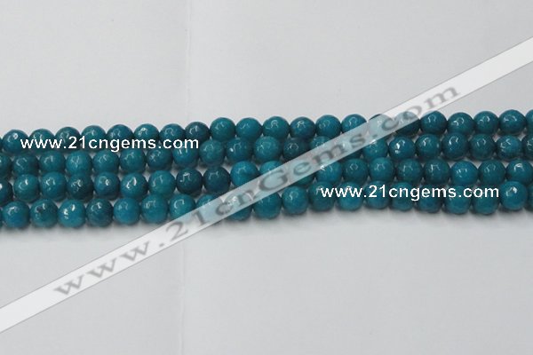 CCN2045 15 inches 8mm faceted round candy jade beads wholesale