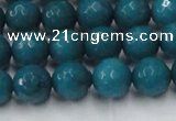 CCN2046 15 inches 10mm faceted round candy jade beads wholesale