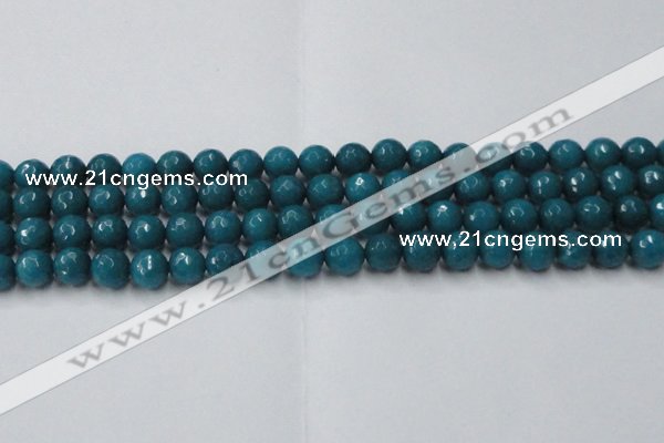 CCN2046 15 inches 10mm faceted round candy jade beads wholesale