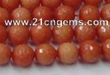 CCN2052 15 inches 8mm faceted round candy jade beads wholesale