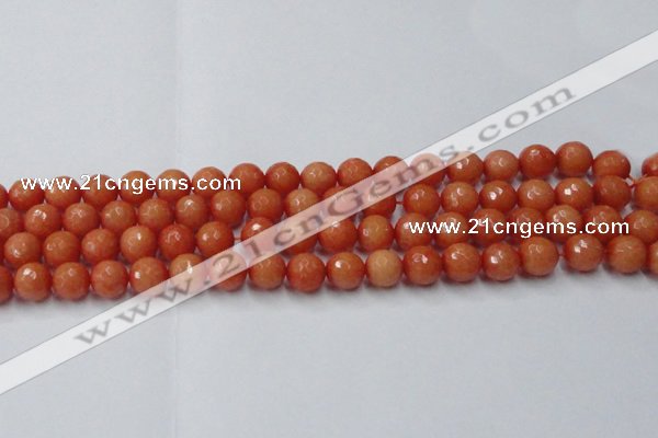 CCN2053 15 inches 10mm faceted round candy jade beads wholesale