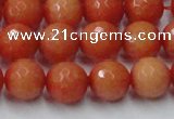 CCN2054 15 inches 12mm faceted round candy jade beads wholesale