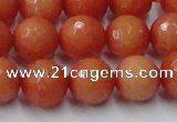 CCN2055 15 inches 14mm faceted round candy jade beads wholesale