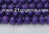 CCN2057 15 inches 4mm faceted round candy jade beads wholesale