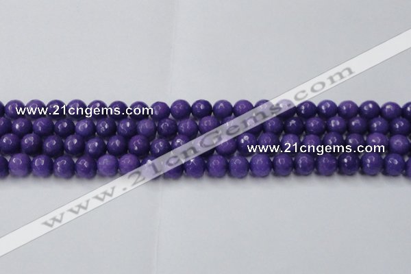 CCN2060 15 inches 10mm faceted round candy jade beads wholesale