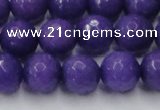 CCN2062 15 inches 14mm faceted round candy jade beads wholesale