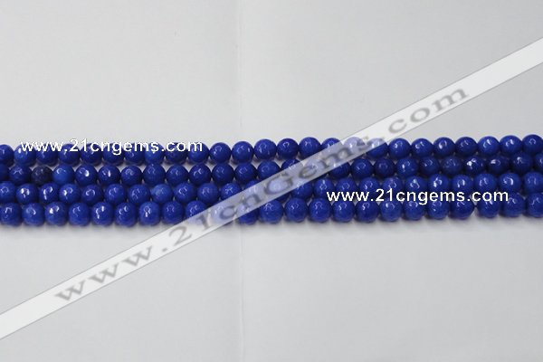 CCN2064 15 inches 4mm faceted round candy jade beads wholesale