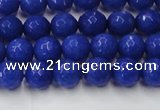 CCN2065 15 inches 6mm faceted round candy jade beads wholesale