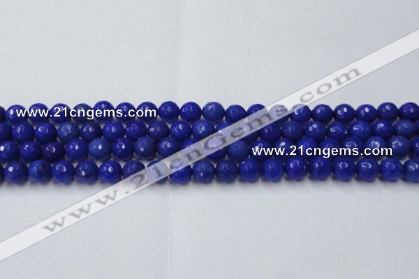 CCN2067 15 inches 10mm faceted round candy jade beads wholesale