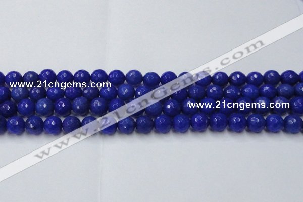 CCN2068 15 inches 12mm faceted round candy jade beads wholesale