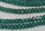 CCN2100 15.5 inches 4*6mm faceted rondelle candy jade beads