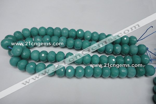 CCN2104 15.5 inches 10*14mm faceted rondelle candy jade beads