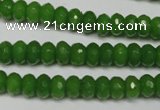 CCN2107 15.5 inches 5*8mm faceted rondelle candy jade beads