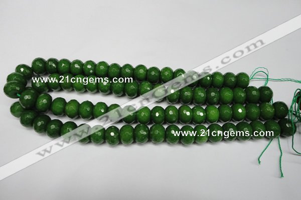 CCN2108 15.5 inches 6*10mm faceted rondelle candy jade beads