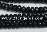 CCN2113 15.5 inches 5*8mm faceted rondelle candy jade beads