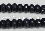 CCN2114 15.5 inches 6*10mm faceted rondelle candy jade beads