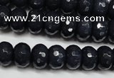 CCN2115 15.5 inches 8*12mm faceted rondelle candy jade beads