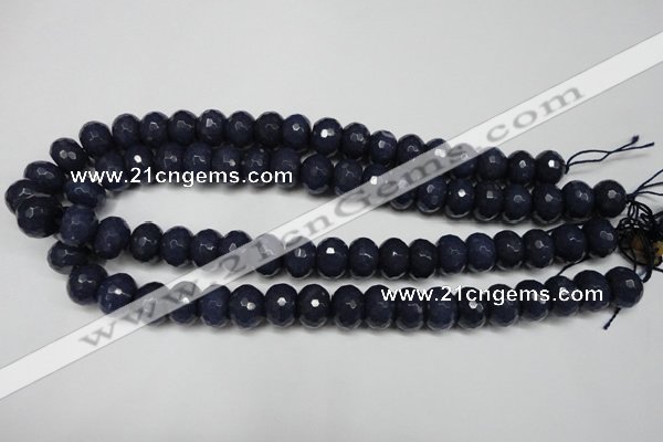 CCN2116 15.5 inches 10*14mm faceted rondelle candy jade beads