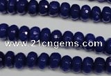 CCN2119 15.5 inches 5*8mm faceted rondelle candy jade beads