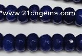 CCN2121 15.5 inches 8*12mm faceted rondelle candy jade beads