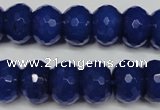 CCN2122 15.5 inches 10*14mm faceted rondelle candy jade beads