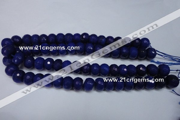 CCN2123 15.5 inches 12*16mm faceted rondelle candy jade beads