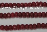 CCN2125 15.5 inches 4*6mm faceted rondelle candy jade beads