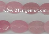 CCN2201 15.5 inches 13*18mm faceted oval candy jade beads