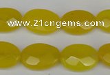 CCN2208 15.5 inches 13*18mm faceted oval candy jade beads