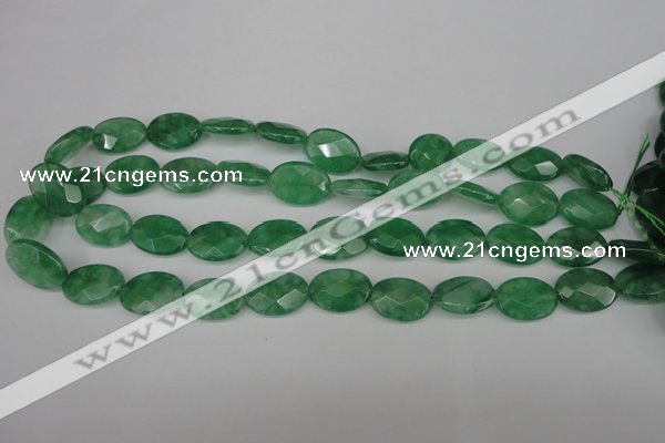 CCN2209 15.5 inches 13*18mm faceted oval candy jade beads