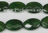 CCN2211 15.5 inches 13*18mm faceted oval candy jade beads