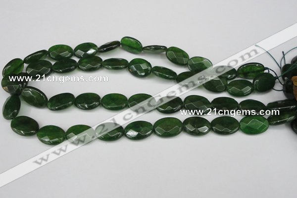 CCN2211 15.5 inches 13*18mm faceted oval candy jade beads