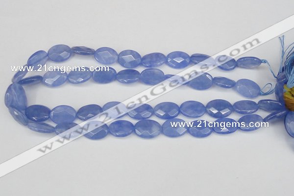 CCN2212 15.5 inches 13*18mm faceted oval candy jade beads