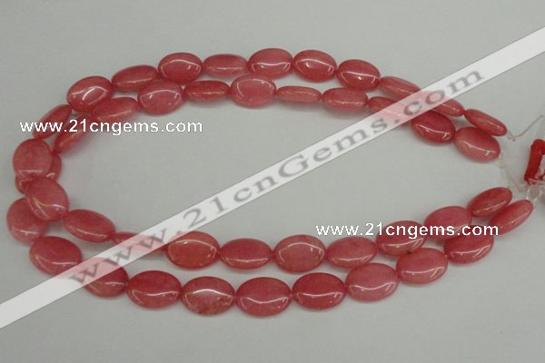 CCN2222 15.5 inches 13*18mm oval candy jade beads wholesale