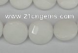 CCN2233 15.5 inches 16mm faceted coin candy jade beads wholesale