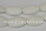 CCN225 15.5 inches 12*18mm faceted oval candy jade beads