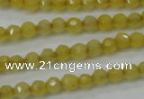 CCN2253 15.5 inches 4mm faceted round candy jade beads wholesale