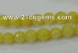 CCN2255 15.5 inches 8mm faceted round candy jade beads wholesale