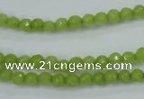 CCN2270 15.5 inches 4mm faceted round candy jade beads wholesale