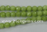 CCN2271 15.5 inches 6mm faceted round candy jade beads wholesale