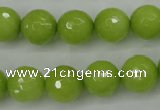 CCN2274 15.5 inches 12mm faceted round candy jade beads wholesale