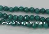 CCN2278 15.5 inches 4mm faceted round candy jade beads wholesale