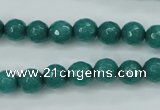 CCN2280 15.5 inches 8mm faceted round candy jade beads wholesale