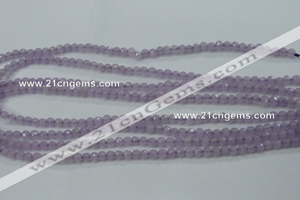 CCN2286 15.5 inches 4mm faceted round candy jade beads wholesale