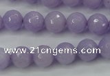 CCN2289 15.5 inches 10mm faceted round candy jade beads wholesale