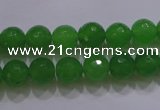 CCN2300 15.5 inches 8mm faceted round candy jade beads wholesale